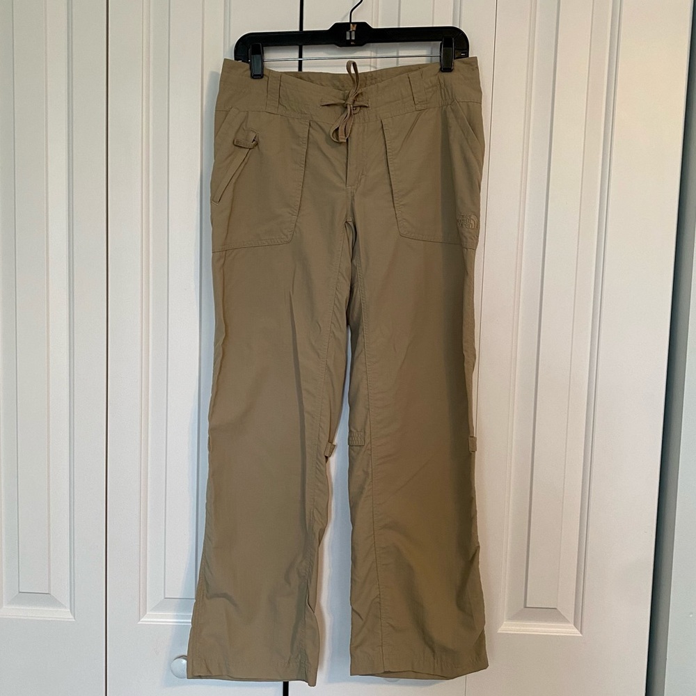 North Face Tan Nylon Pants, 6